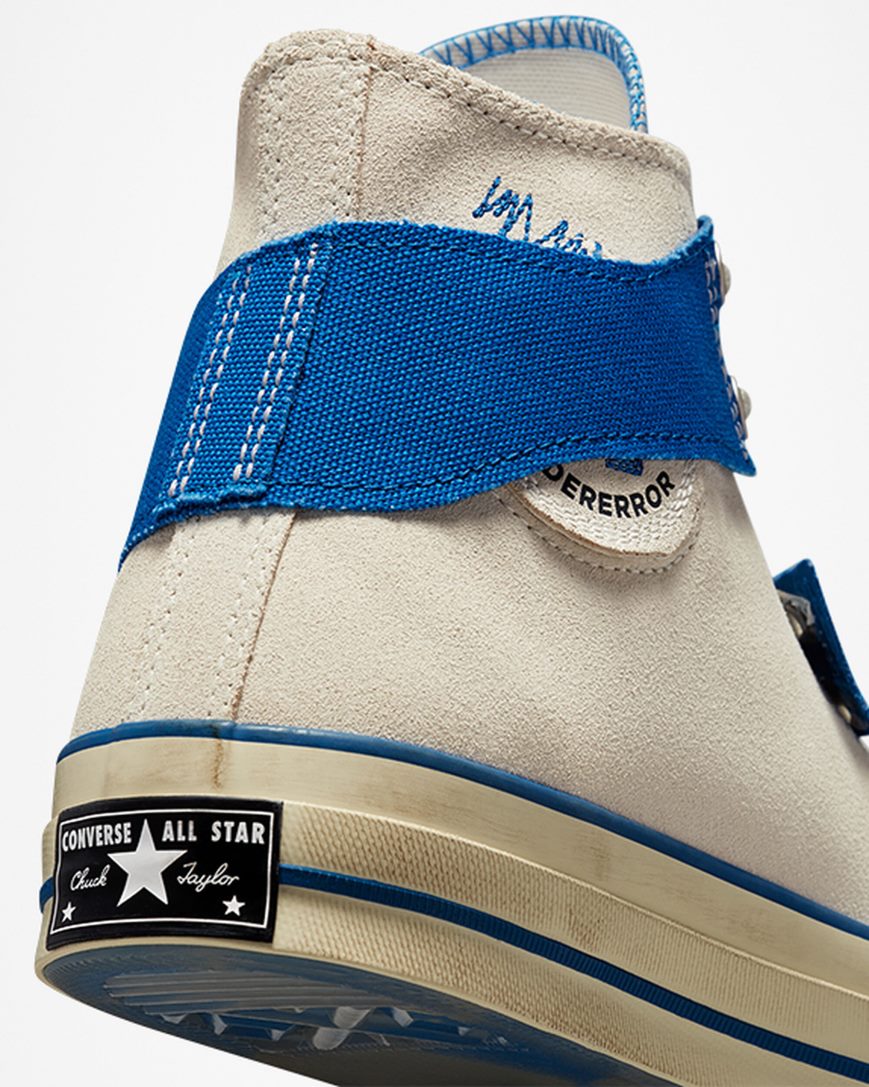 Men's Converse x ADER ERROR Chuck 70 High Top Shoes White / Blue / Black | AU 34158B